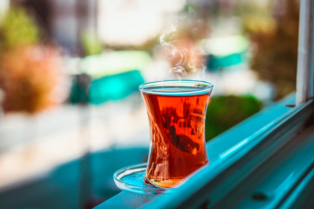 Turkish Tea in a glass cup