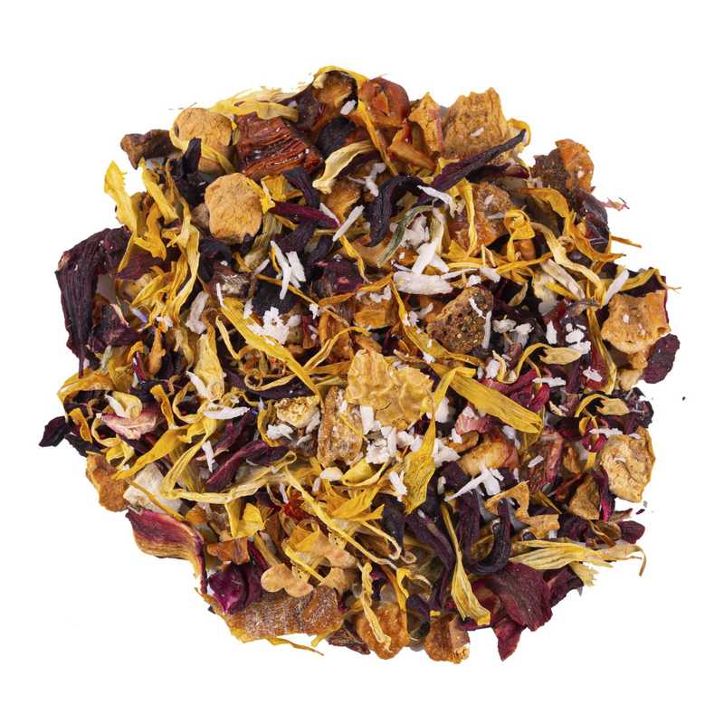 Buy Organic Coconut Tea - Caribbean Dream - Unleash a Symphony of Tropical Flavors