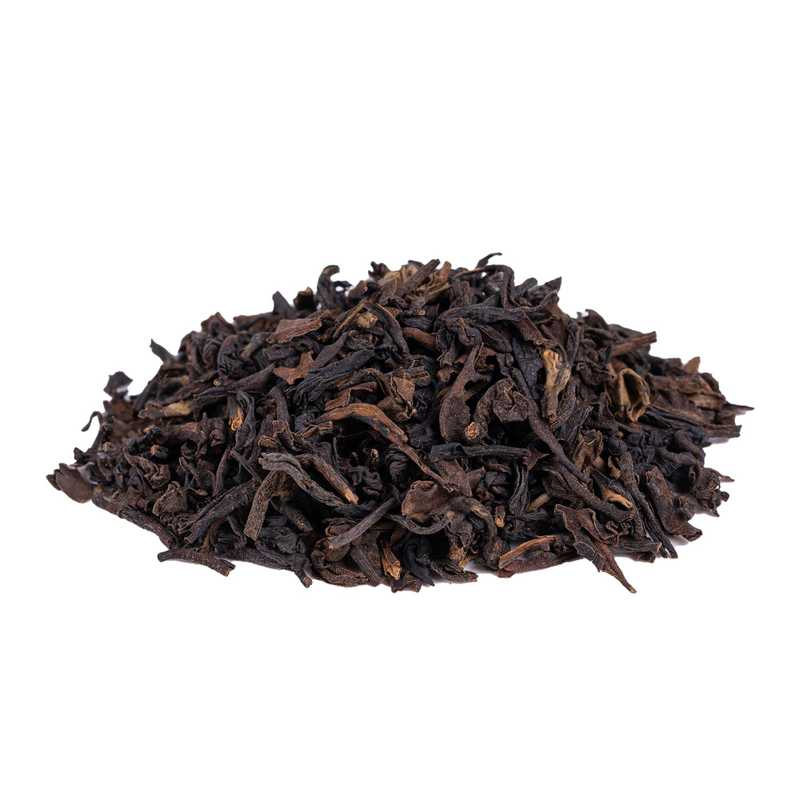 Organic Decaffeinated Darjeeling FOP black tea loose leaves, CO2 process
