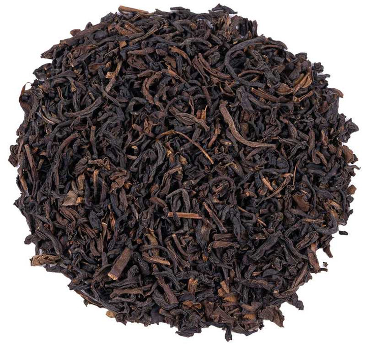 Organic Decaffeinated Darjeeling FOP black tea loose leaves, CO2 process