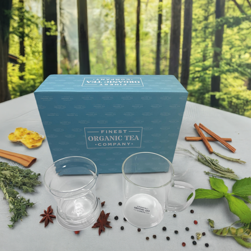 Glass Infuser Mug Set: Enjoy Loose Leaf Tea Easily and Elegantly